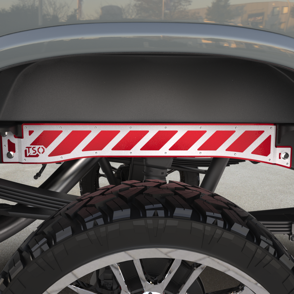 11-19 GM 2500 Rear Frame Overlays