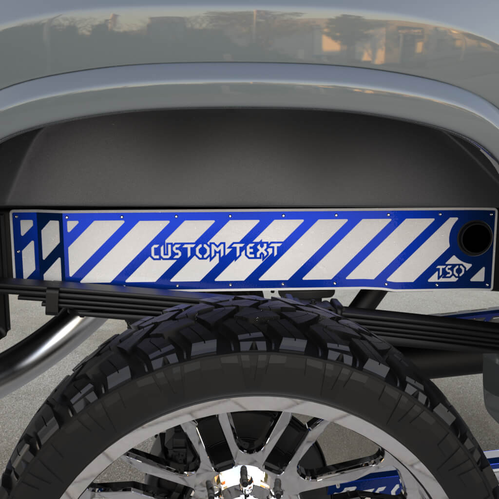 TSOiD 01-10 GM 2500/3500 Rear Frame Overlays - Personalized