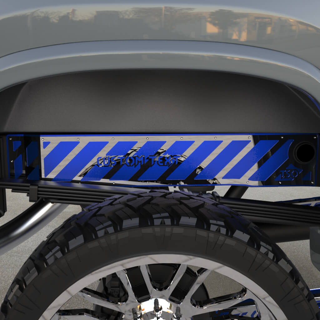 TSOiD 01-10 GM 2500/3500 Rear Frame Overlays - Personalized