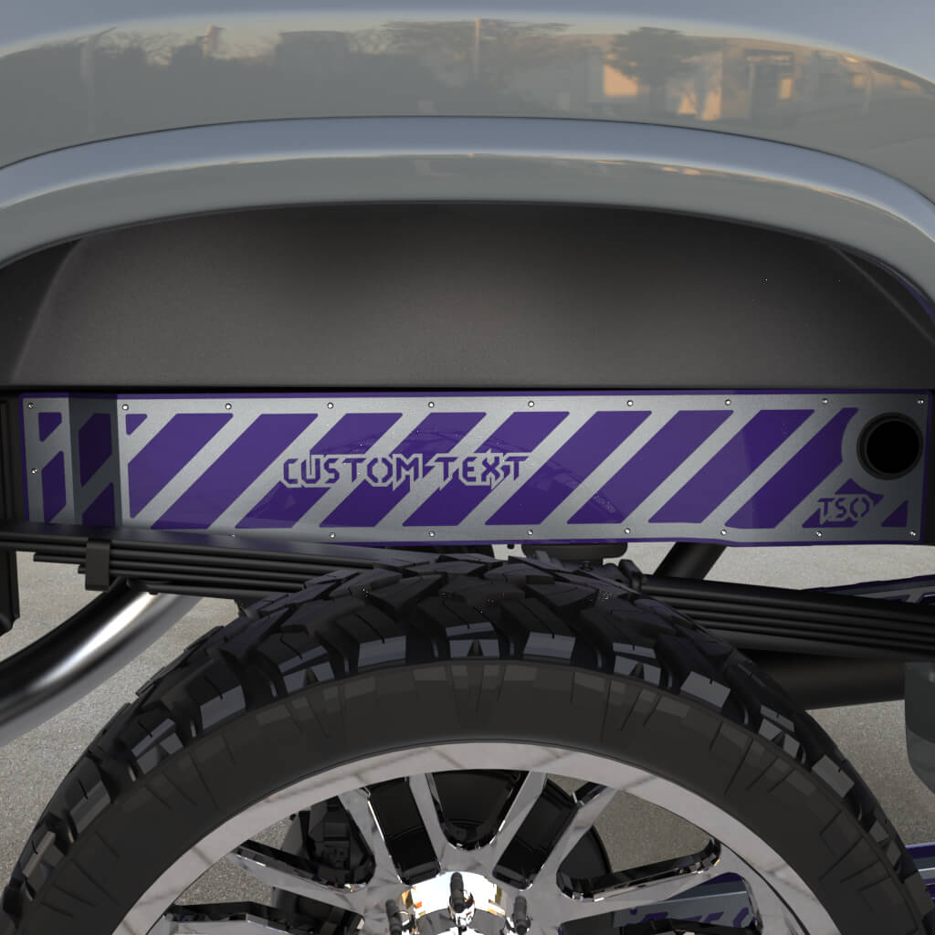 TSOiD 01-10 GM 2500/3500 Rear Frame Overlays - Personalized